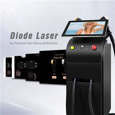 جهاز تجميل بسعر المصنع ثلاثي السرعة 808 755 1064 جهاز إزالة الشعر سوبرانو آيس بلاتينيوم