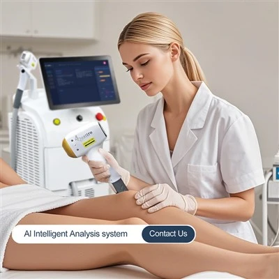 ماكينة إزالة الشعر بالليزر من التيتانيوم ODM/OEM بسعر المصنع
